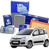 UFI Kit Tagliando UFI per Fiat Panda Filtro Aria Olio Carburante e Abitacolo