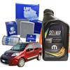 UFI Kit Tagliando Ufi 4 litri olio motore Selenia Wr Pure Energy 5w30 per Fiat Qubo