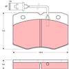 Trw Pattini Freno Iveco Daily I 35/10 30-8 V,30-8 C V Gdb1111