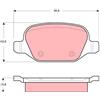 Trw Pattini Freno Alfa Romeo 156 Estate (932) 1.9 Jtd Gdb1520