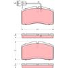 Trw Pattini Freno Audi A8 (4D2, 4D8) 4.2 Gdb1523