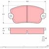 Trw Pattini Freno Lancia Beta H.P.E. (828Bf) 2000 Gdb154