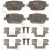 Trw Pattini Freno Land Rover Freelander 2 (Fa_) 2.2 T Gdb1708