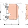 Trw Pattini Freno Bmw 123D Con Sosp. Sportive 130 Gdb1795