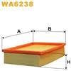 WIX FILTERS Wix Fa.Opel Combo A, Corsa B, Vaux Wa6238