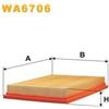 WIX FILTERS Wix Fa.Ford Fiesta V (02-), Fusion Wa6706