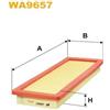 WIX FILTERS Wix Fa.Citroen C4, C4 Picasso, Min Wa9657