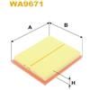 WIX FILTERS Wix Fa.Toyota Prius Wa9671