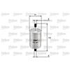 Valeo Filtro Benzina 587001