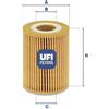 Ufi Filtro Olio Opel/Vauxhall Astra H, Corsa, Meriva 25.085.00