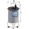 Ufi Filtro Olio Jeep 2.8 Crd 10- 25.167.00