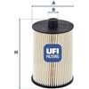 Ufi Filtro Carburante Volvo S60/V70/Xc90 2.4D 26.018.00