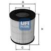 Ufi Filtro Aria Citroen, Peugeot 27.271.00