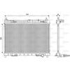 VALEO Radiatore acqua motore VALEO 701603 per Ford Fiesta Vi 1.2 / 1.6