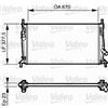 VALEO Radiatore acqua motore VALEO 734320 per Ford Focus C-Max 1.6I,2.0I,1.8I 03>