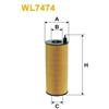 WIX FILTERS Filtro Olio Wix Wl7474 Per Auto Bmw