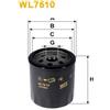 WIX FILTERS Wix Fo.Ford B Max, Fiesta Vi 2012 Wl7510