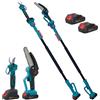 Mediawave Store - Kit 3 in 1 Set Forbici per Potatura Elettrica Batteria 48V, Motosega Elettrica da 6 Pollici da 400w, Cesoie Elettriche con Asta Telescopica 125-190cm
