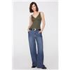 Tezenis Body Triangolo Taglio Vivo Natural Lifting Donna Verde