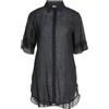 EUROPEAN CULTURE - Camicie e bluse tinta unita - Blu notte