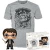 Funko POP! & Tee: Harry Potter - Pelosino - Extra Large - (XL) - T-Shirt, Maglietta - Vestiti con Figura in Vinile da Collezione - Idea Regalo - Giocattoli e Top a Maniche Corte per gli Adulti Uomini