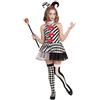 W WIDMANN MILANO Party Fashion - Costume da Arlecchino per bambini | Abito con cerchietto, look da clown e pantomima per Carnevale, feste a tema