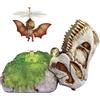 MGA Entertainment Gross-a-Saurus GrossMos Flying Dinosauro Rosso - Giocattoli Interattivi con Dinosauri per Bambini e Bambine, Collezionisti. Età 6+