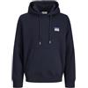 JACK & JONES Jorpocky Frss26-Felpa con Cappuccio Uomo