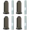 LT Easiyl 2 Pz M6 Prigionieri Dadi Bulloni Scarico GY6 50cc/110cc/125cc/140cc/160cc/200cc Pit/DirtBike/Quad/ATV/4Wheeler/DuneBuggy
