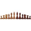 Italfama Set Pedine Scacchi Appesantite Acacia, Re 3.8", Prodotto In Italia