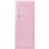 SMEG FRIGORIFERO VERTICALE SMEG FAB28RPK6, Capacità netta totale 270 l, Rumorosità: 35 dB(A), Dimensioni: L 60,1 cm A 153 P 72,8 cm, Rosa, Classe C
