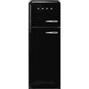 SMEG FAB30LBL6, Capacità netta totale 294 l, Rumorosità: 34 dB(A), 3 ripiani, Dimensioni: L 60 cm A 172 P 76,8 cm, Nero, Classe C