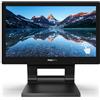 PHILIPS MONITOR SMOOTH-TOUCH PHILIPS LCD LED 15.6 Wide 162B9T/00 4ms SoftBlue MM HD 500:1 BLACK VGA DVI HDMI DP 2xUSB3 Vesa Fino:30/05 - 162B9T/00