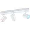 WIZ Plafoniera LED Dimmerabile RGB Smart WiFi - Bluetooth 4,9W Tre faretti WiZ Imageo Bianco