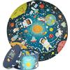 Click Europe Puzzle rotondo, 150 pezzi, Boppi - Spazio