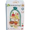 Tender Leaf Toys Birdie Afternoon Tea Stand, Cucina e cibo, 3 anni/anni