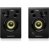 Hercules Altoparlanti da monitor attivi Hercules DJMonitor 32, Coppia, 2 x 15W RMS, Woofer da 3 pollici, Tweeter sfasato, Nero