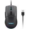 Lenovo Mouse da gioco cablata Lenovo M210 - RGB con 3 zone di illuminazione - 7 pulsanti - Pronta all'uso - Nera