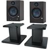 Presonus Diffusori Bluetooth Presonus Eris 4.5BT di seconda generazione con supporti per diffusori