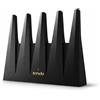 Tenda Router Wi-Fi 7 BE12 Pro - Dual-band BE7200 (5 GHz: 5765 Mbit/s, 2,4 GHz: 1376 Mbit/s), 2 porte 2,5G, 3 porte Gigabit, CPU quad-core, 4K QAM, MLO, VPN, compatibile con OpenWRT, Wi-Fi ad alta velocità per la casa
