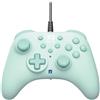 Hori Controller da gioco cablato Horipad Turbo, verde, con pulsanti posteriori programmabili, compatibile con Nintendo Switch e Switch 2