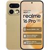 Realme Smartphone Realme 16 Pro 5G, 8 GB di RAM / 512 GB di memoria, display AMOLED, stabilizzazione ottica dell'immagine (OIS), colore: Oro Maestro
