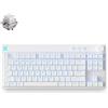 MCHOSE Tastiera da gaming MCHOSE Mix 87 HE, bianca, formato TKL, polling rate di 8000 Hz con tecnologia Hall Effect, illuminazione RGB, interruttori magnetici Mount Tai GT, layout QWERTY americano