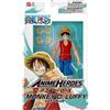 ANIME HEROES Action figure articolata della serie Anime Heroes di Bandai, personaggio Luffy di One Piece, ambientata nell'East Blue, altezza 17 cm