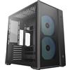 DeepCool CG590 MESH 2F, torre media, PC, nero, Micro ATX, ITX, ATX, ABS (acrilonitrile butadiene stirene), SPCC, vetro temperato, altro
