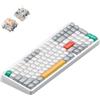 NuPhy Tastiera meccanica da gaming NuPhy Halo IO Series, 96%, Bluetooth/2.4GHz/USB-C - Layout QWERTY US / Colore: Bianco "Ionic" / Tasti: "Blush Max"