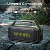 StarTech Altoparlante Bluetooth - Modello D9-1 - 60 W - Potenza di picco di 100 W - Resistente all'acqua (IPX6) - Autonomia della batteria di 40 ore - Bluetooth 5.0 - Verde