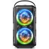 StarTech Altoparlante portatile Bluetooth per feste - Modello T9-2 - Potenza di uscita di 80 W - Audio a 2 vie - Batteria da 5100 mAh - Ingresso USB e AUX - Woofer da 10,16 cm - Colore: nero