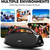 StarTech Altoparlante Bluetooth portatile - Altoparlante per feste D20 - 200 W RMS - Bluetooth 5.4 - Resistente all'acqua IPX7 - Audio a 2.1 canali - Woofer da 20 cm - Nero