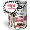 MONGE FRESH CANE PUPPY UMIDO 400 G BOCCONI IN PATE' VITELLO E ORTAGGI PREZZO A LATTINA